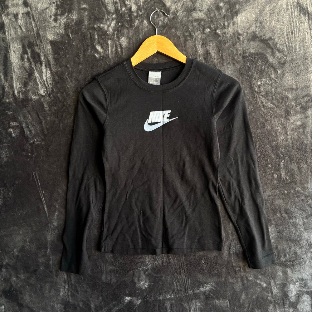 Vintage 2000s Nike Long Sleeve Size: Large Color Black